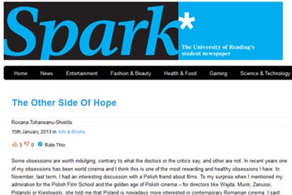 Picture of Interview with Ramona Mitrica for Spark newspaper
